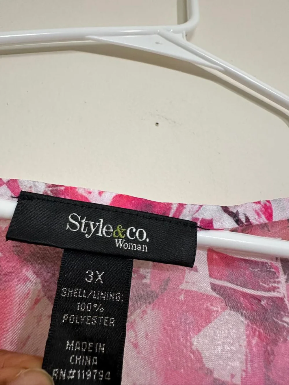 Style & Co. bright pink